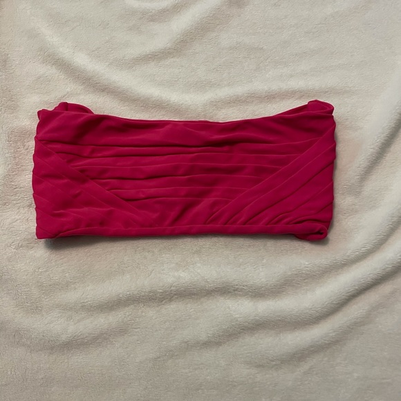 Mikoh Cape Town banded bandeau in sea berry - Picture 2 of 12